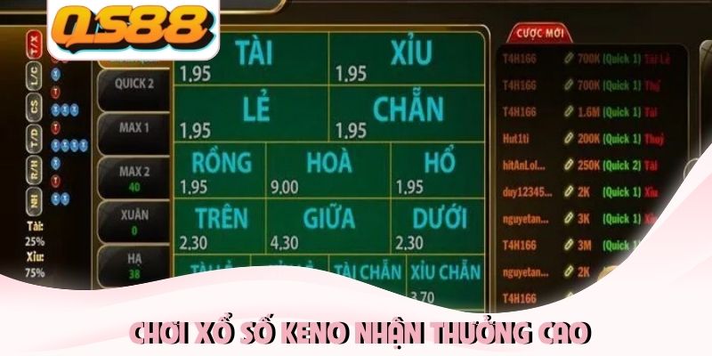 Xổ Số Keno - Cơ Hội Đổi Đời Nhanh Chóng Đầy Mới Mẻ 2 Chơi xổ số Keno nhận thưởng cao