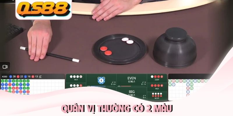 Quân vị thường có 2 màu